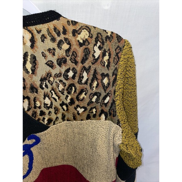 Alex Kim Artistic Shacket Women's Size Medium Multicolor Long Sleeve Button Up - Picture 10 of 12